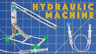 Young Engineers Easy Hydraulic or Pneumatic Machine  Engineering Projects for Kids [upl. by Ecirpac]