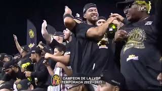 Leones del Caracas campeones de la Liga Venezolana de Béisbol Profesional 2022  2023 [upl. by Tevlev282]