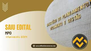 Apostila MPO 2024 Analista Gestão de Dados Orçamentários [upl. by Iorio]