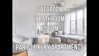 Apartment Tour in Paris  1 Bedroom for rent in Passy Trocadero  Life in Paris [upl. by Annovaj]