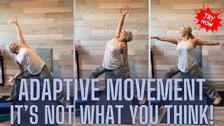 Adaptive Movement Its NOT What You think MUST TRY chairyoga chairexercises 360strongwomen [upl. by Noived501]