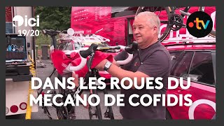 Grand Prix de Fourmies 2024  sur les roues du mécanicien de léquipe Cofidis [upl. by Elpmid]