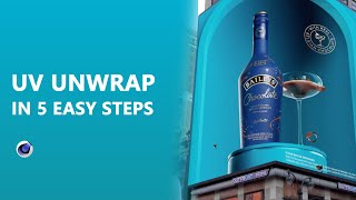 UV Unwrap in 5 Easy Steps in C4D [upl. by Eboj22]