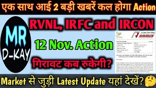 RVNL Target 🎯 RVNL Share Latest News  IRFC Share Latest News Ircon share latest news [upl. by Ybeloc266]