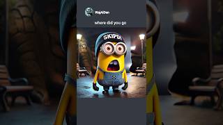 Uncle Gru abandons Minion at the park 🥲 memes minions chatgpt [upl. by Hardin]