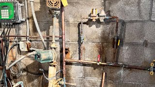 Prep Fixing a Leaking Boiler Line with ProPress Fittings  Plumbing Hack asmr shorts yt [upl. by Belac]