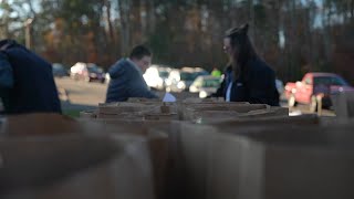 Thankful Goochland families receive help with holiday meals [upl. by Nosniv]