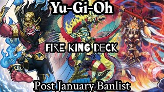 YuGiOh Fire King Dogmatika Deck Profile January 2024 [upl. by Ssalguod]