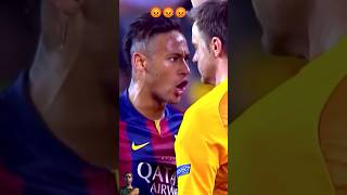 Neymar Angry video 😡😡 shorts football neymar vairalshort trandingshorts [upl. by Enirahtak]