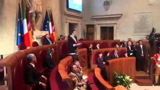 Paolo Sorrentino La Grande Bellezza Film  Cerimonia Campidoglio Roma [upl. by Acitel]