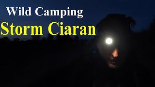 STORM CIARAN Wild Camp Helm Compact 1 Tent Wiltshire Man [upl. by Walton]