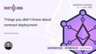 Things you didnt know about contract deployment [upl. by Yggep999]