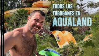 ☀Aqualand Costa Adeje☀ Todas las atracciones del OTRO ACUÁTICO DE TENERIFE [upl. by Annaiv]