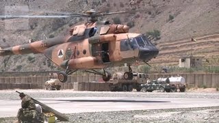 Afghan Air Force MI17 Helicopter [upl. by Nylyak]