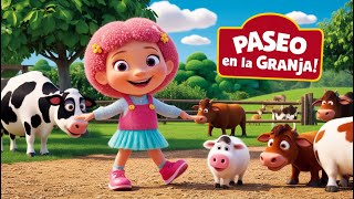 Paseo en la Granja 🐴🐷🐮 🎵Canciones Infantiles🎵 [upl. by Rebm218]