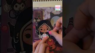 Toca Boca Kuromi Diy Asmr Makeup Bedroom makeup tocaboca tocaworld kuromi asmr diy [upl. by Nevada]