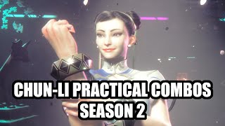 SF6 ChunLi Practical Combos NEW UPDATED VIDEO AVAILABLE IN DETAILS Street Fighter 6 [upl. by Lachman]