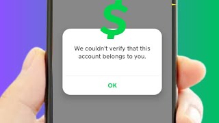 we couldnt verify that this account belongs to you cash app  How to verify Cash App Account  2024 [upl. by Cerell]