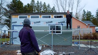 Installing Windows and Garage Door  1880s Farm House EP18 [upl. by Hardden]