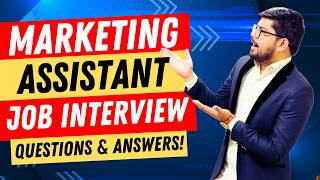 Marketing Assistant Interview Questions and Answers  Pass Guaranteed [upl. by Alexi]