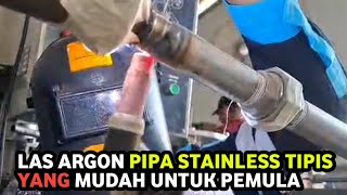 TUTORIAL CARA LAS ARGON PIPA STAINLESS TIPIS [upl. by Nyladnek]