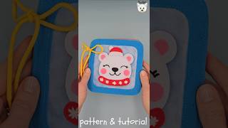 Make Your Own Sensory Christmas Book Full Tutorial [upl. by Lefty]