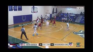 Brodrick Jenkins highlights playoffs vs New Garden Friends [upl. by Yenrab]