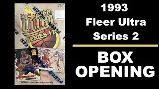 1993 Fleer Ultra Series 2 Basketball Box Opening  Power in the Key  Shaquille  Michael Jordan [upl. by Atsirtal]