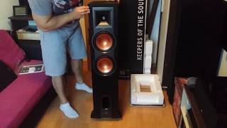 BOXE KLIPSCH REFERENCE R28F Unboxing [upl. by Eittap]