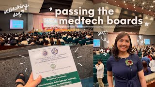 mini vlog my medtech board exam  MTLE journey [upl. by Lafleur]