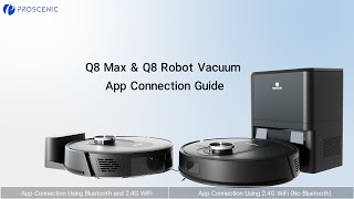 How to Connect Proscenic Q8 MaxQ8 Robot Vacuum to the App [upl. by Lindi462]