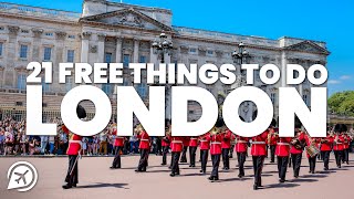 21 FREE THINGS TO DO IN LONDON [upl. by Swirsky]