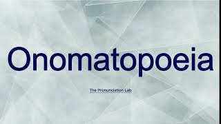 Onomatopoeia Pronunciation How to Say Onomatopoeia  How to Pronounce Onomatopoeia [upl. by Notyrb]