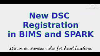 DSC Registration in Bims ampSparkshajimash [upl. by Gierk473]