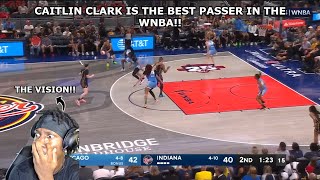 CAITLIN CLARK IS THE BEST PASSER IN THE WNBA REACTION [upl. by Giorgi]