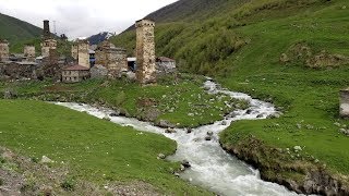 Journey from Ushguli to Mestia Georgia [upl. by Dnalyaw]