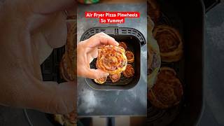 Air Fryer Pizza Pinwheels made with Puff Pastry  SO YUMMY SO EASY Great Appetizer Easy Snack [upl. by Ehcram32]