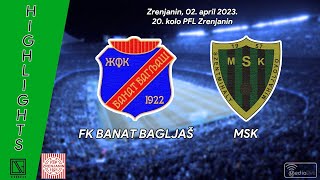 ŽFK BANAT BAGLJAŠ Zrenjanin  MSK Mihajlovo Highlights 02042023 [upl. by Joub]