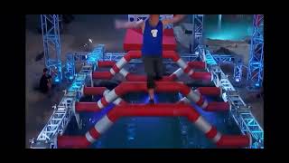 ninja warrior season 9 2017 Brent steffensen stage 1ff [upl. by Ibrek]