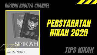 PERSYARATAN PERNIKAHAN TERBARU 2020  Persiapan Nikah dalam Islam [upl. by Jacenta]