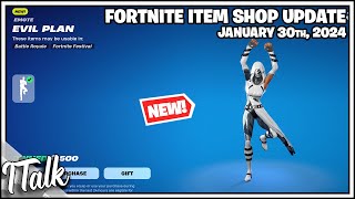 NEW EVIL PLAN EMOTE Fortnite Item Shop January 30th 2024 Fortnite Chapter 5 [upl. by Diella575]