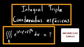 Coordenadas esféricas  Jacobiano  Integral triple [upl. by Enoved753]