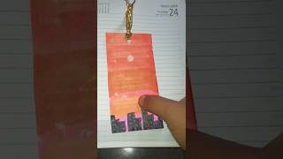 Bookmark painting idea ytshorts artistayzal [upl. by Zipah]