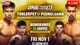 ONE Friday Fights 85 Yodlekpet vs Puengluang  LIVE STREAM  Muay Thai Watch Party  Lumpinee 85 [upl. by Cigam853]