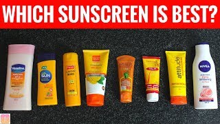 15 Sunscreens in India Ranked from Worst to Best [upl. by Kappenne674]