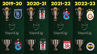 List of Turkiye Super League champions and Turkish Cup winners  1993  2023 [upl. by Clem]