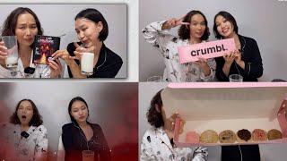 CRUMBL cookies 🍪 and ONE CHIP challenge туршиж үзлээ🌶️ 🥵 🔥 [upl. by O'Reilly]