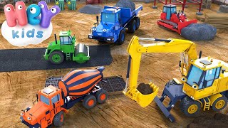 I Veicoli da Lavoro 🚚 Canzoni e cartoni animati per bambini  HeyKids Italiano [upl. by Wedurn]