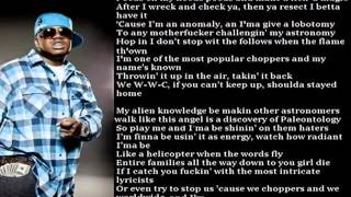 Tech N9ne Worldwide Choppers w The Real Lyrics Updated [upl. by Derf398]