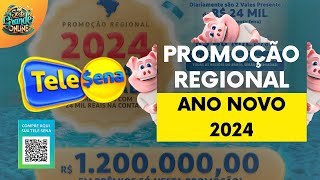 Como participar da promoção regional da Tele Sena Ano Novo 2024 [upl. by Brendis]